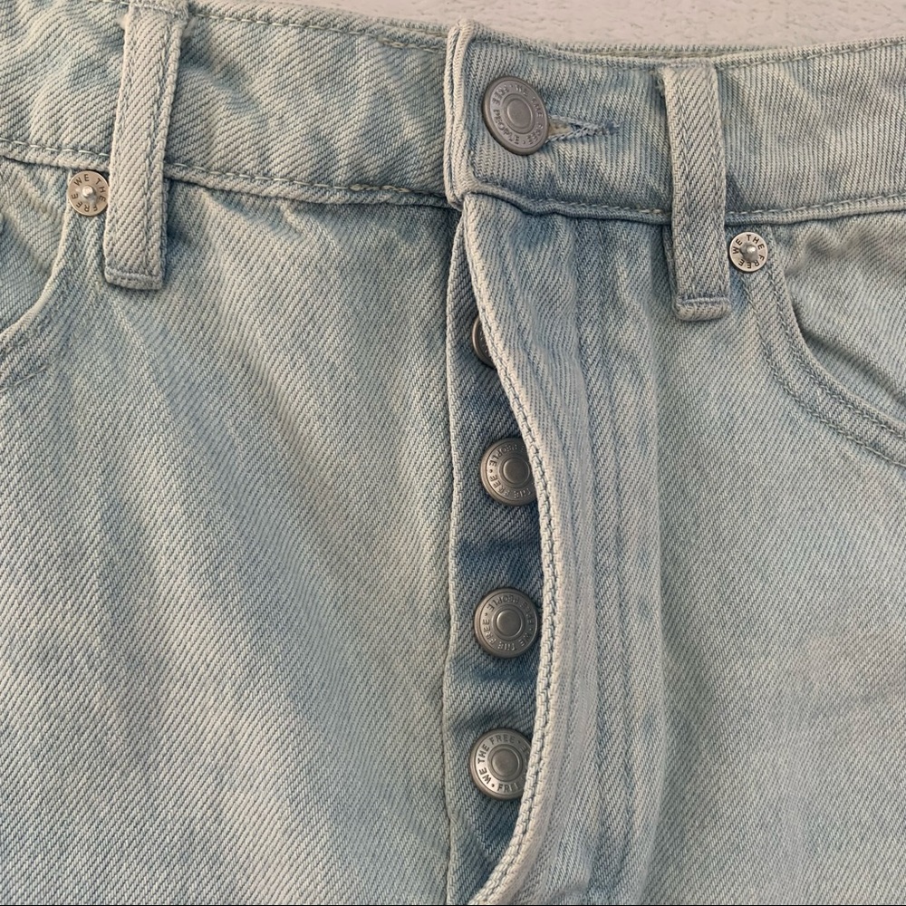 Free People Light Wash Denim Skirt - Picture 4 of 9